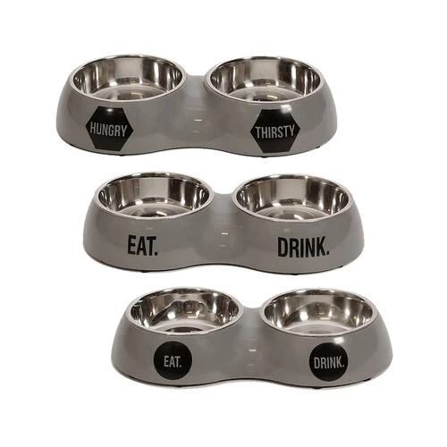 51 Degrees North Doppelnapf Stone Grey