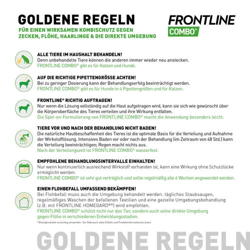 Frontline Combo Gegen Zecken, Flöhe (Flöhe, Eier, Larven, Puppen) Bei Hunden 16 Frontline Combo Gegen Zecken, Flöhe (Flöhe, Eier, Larven, Puppen) Bei Hunden – Bild 14