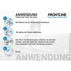 Frontline Spot On Hund -Haustier Discounter frontline spot on hond 183913 0500 none