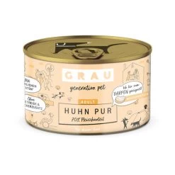 Grau Excellence Adult Pur - Geflügel - Dose -Haustier Discounter grau excellence adult puur hondenvoer gevogelte blik 202955 0500 none