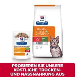 Hill's Prescription Diet - Feline - C/d Urinary Stress + Metabolic -Haustier Discounter hills prescription diet feline cd urinary stress metabolic 212828 0500 none