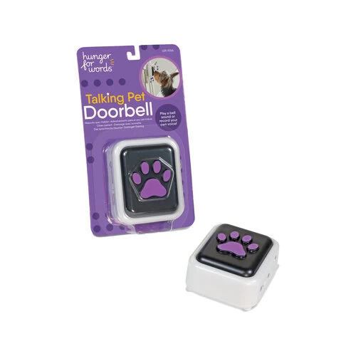 Hunger For Words Talking Pet Doorbell 3 Hunger For Words Talking Pet Doorbell