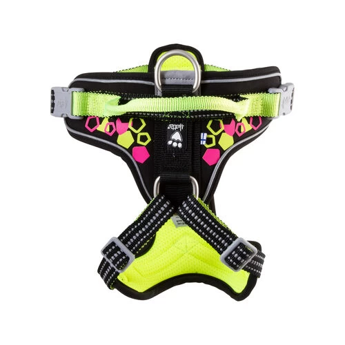 Hurtta - Geschirr Weekend Warrior - Neon Licorice – Bild 3