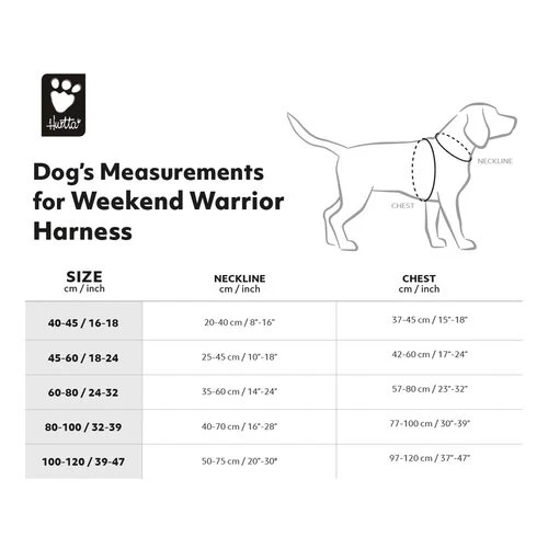 Hurtta - Geschirr Weekend Warrior - Neon Licorice – Bild 8