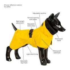 PAIKKA Visibility Raincoat Lite Yellow -Haustier Discounter paikka visibility raincoat lite yellow 217724 0500 none