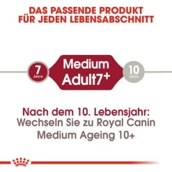 Royal Canin Medium Adult 7+ - Hundefutter -Haustier Discounter royal canin medium adult 7 hondenvoer 128480 0500 none
