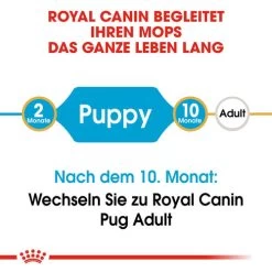 Royal Canin Pug Puppy - Hundefutter -Haustier Discounter royal canin pug puppy hondenvoer 139858 0500 none