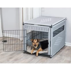 Trixie Polyrattan Hundekorb -Haustier Discounter trixie hondenbench polyrotan 206357 0500 none
