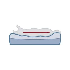 Trixie Vital Matratze Bendson - Dunkelbraun/Beige -Haustier Discounter trixie vitaal matras bendson donkerbruinbeige 178699 0500 none