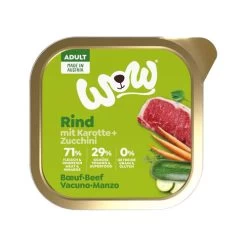 WOW! Hundefutter Adult - Schale 12 WOW! Hundefutter Adult - Schale -Haustier Discounter wow adult hondenvoer kuipje 208475 0500 none